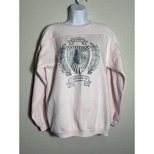 Vintage Disney Wear Single Stitch‎ M Mickey University Pink Made In USA 80’s